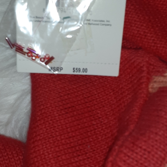 NWT True Beauty By Emme Orange Sweater Plus 1x - Picture 8 of 9